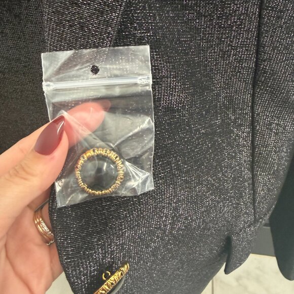 NWT Louis Vuitton Single-Breasted Glitter Blazer Size 40 with COA - Picture 14 of 14
